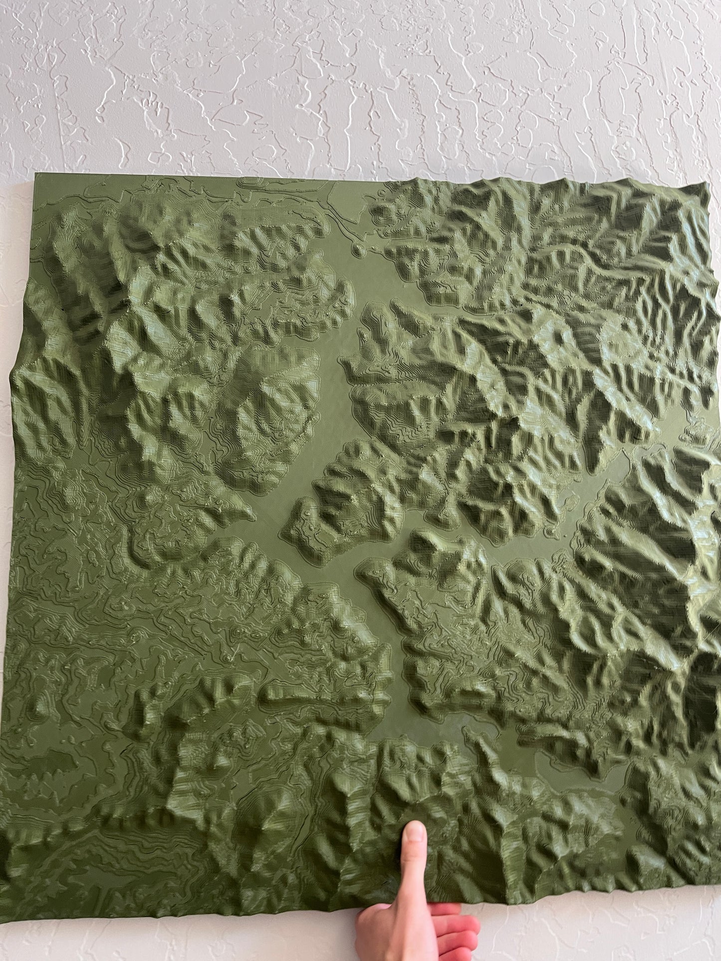 Custom 3D Printed Topographic Maps