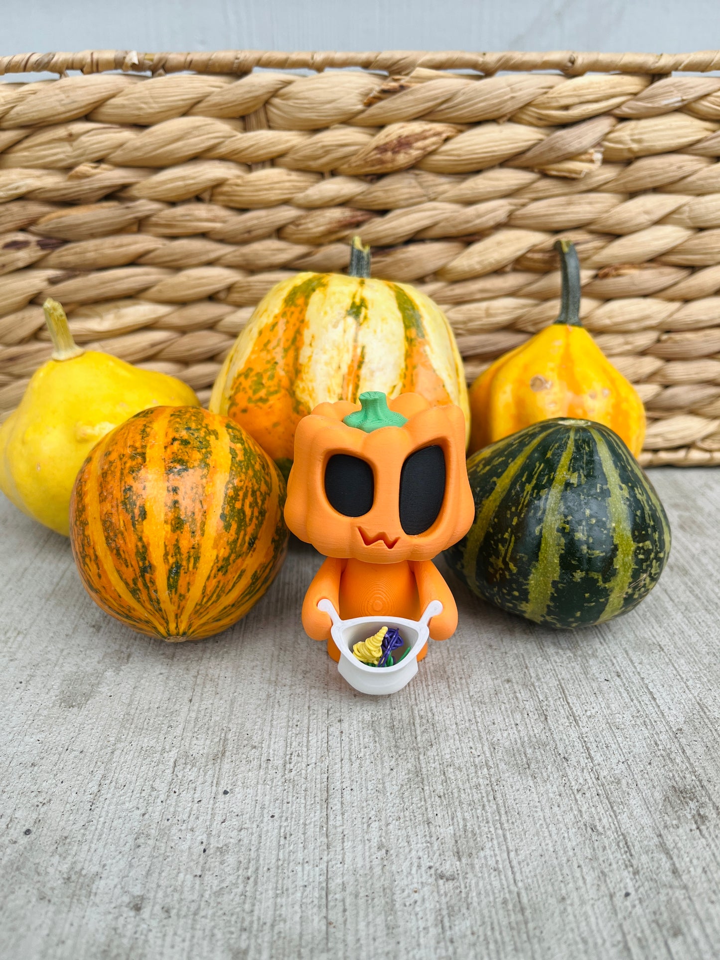 Fun Pumpkin Decor - 3D Printed Pumpkin Characters