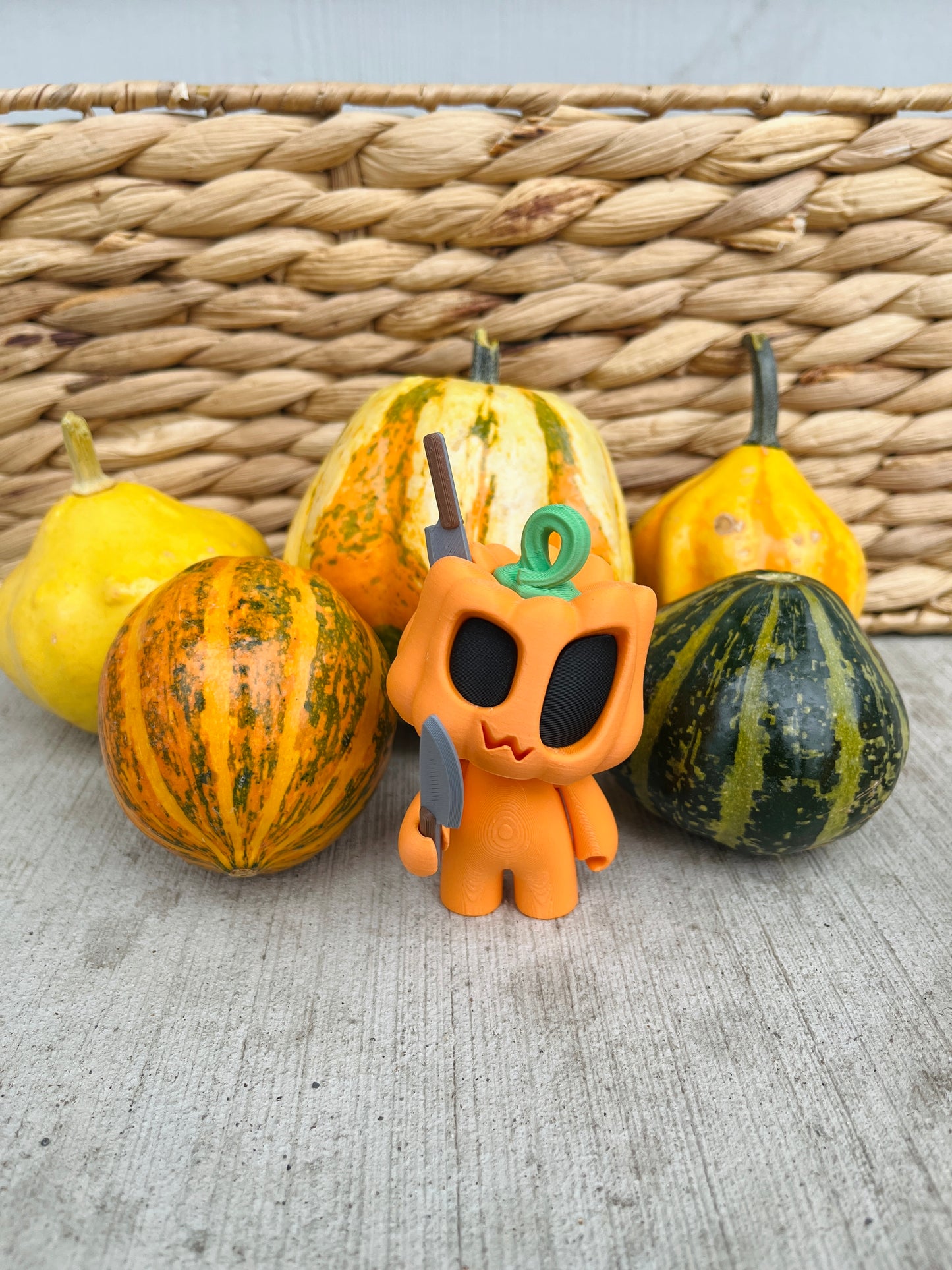 Fun Pumpkin Decor - 3D Printed Pumpkin Characters
