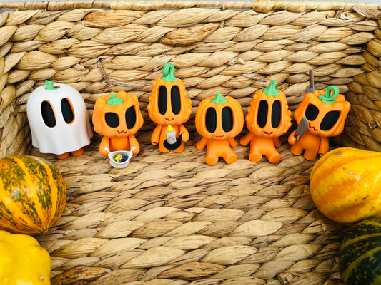 Fun Pumpkin Decor - 3D Printed Pumpkin Characters